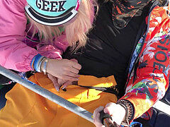 Amateur, Mamada, Pareja, Garganta profunda, Polla, Masturbación, Público, Adolescente