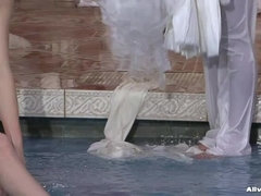 Bitchy Bride To Be In Wetlook Catfight