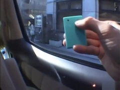 Hot milf Aimi in a car sex scene fucks and gets vibrator in pussy.
