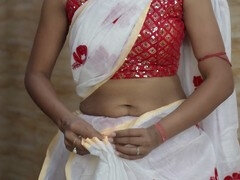 18, 叔母, バイセクシャル, フェラチオ, インド人, オマンコ, ユニフォーム