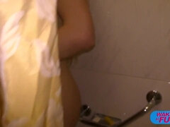 Blonde, Sucer une bite, Européenne, Extrême, Petite femme, Pisser, Rugueux, Voyeur