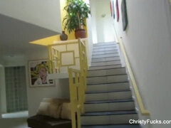 Lieveling, Achter de coulissen, Grote mammen, Badpak, Bruinharig, Hd, Strippen, Tatoeage