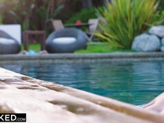 Grosse bite, Gros seins, Blonde, Queue, Faciale, 2 femmes 1 homme, Léchez, Chevaucher