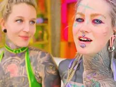 German Dirty Talk Lesbians Play Rough – Spanking, Spit-Covered Strap-On Deepthroat & Hard Pussy And Ass Fucking