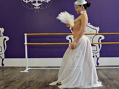 美女, 茶髪の, フェティッシュ, ジム, ロシア人, 一人, ティーン, オッパイの