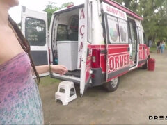 Leie, In den arsch, Arsch, Grosser arsch, Braunhaarige, Hd, Mexikanisch, Öffentlich