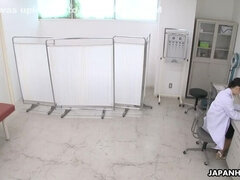 素人, アジア人, 茶髪の, 日本人, 看護婦, オフィス, アウトドア, 一人