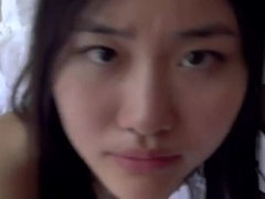 Horny amateur japanese girlfriend fucks