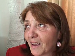 お婆さん, ハードコア, 淫乱熟女, オフィス, 三人