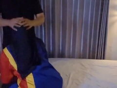 18 años, Asiático, Culo grande, Engañando, Corrida, Casero, Coño, Adolescente