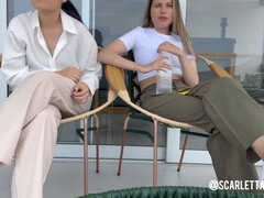 Amateur, Casero, Lesbiana, Orgasmo, Público, Mojado