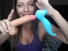 Blonde, Gode, Mère que j'aimerais baiser, Maman, Jarretelles, Suçant, Jouets, Vibromasseur