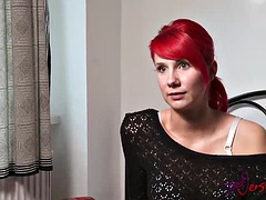 Busty fake mom gives a hot and touching handjob