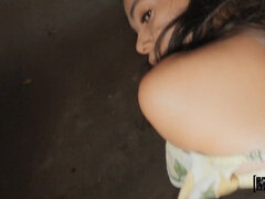 デカチン, フェラチオ, 茶髪の, 車, イマラチオ, 怪物, ハメ撮り, オッパイの