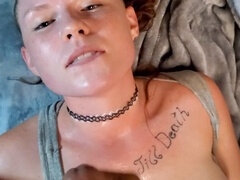 Большой член, Черные, Минет, Сперма во рту, Лизание, Рыжие, Жена