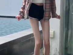 Leggy tall china model softcore video