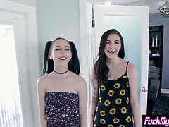 Africain, Grosse bite, Groupe, Interracial, Fête, Pigtail, Adolescente, Nénés