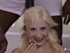 Grosse bite, Noire, Sucer une bite, Noir ébène, Hard, Interracial