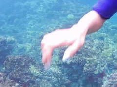 Plage, Sucer une bite, Éjaculation interne, Petite amie, Orgasme, De plein air, Pov, Gicler