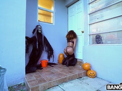 黒人, フェラチオ, 黒人, ストッキング