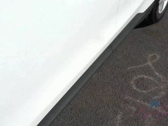 Amateur, Plage, Brunette brune, Petite amie, De plein air, Public, Chatte, Nénés