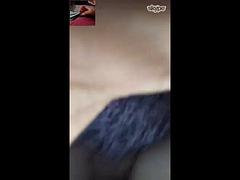 I showed my lover my big and hairy pussy from under the bed