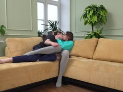 美女, フェラチオ, 茶髪の, イく瞬間, バック, Hd, 下着, オーガズム