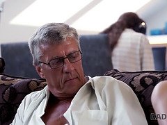 Watch Une Excited Brunette Permit Her Pa to Bang Herself in HD Porn