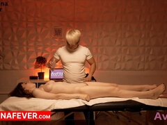 Fit Chinese Male Massage Therapist Gives Sensual Massage & Hot Passionate Sex to His American White Wife Client - BananaFever