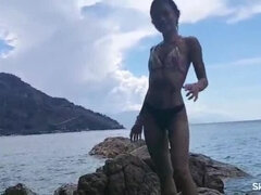 デカチン, フェラチオ, カワイイ, デカチンの, オマンコ, ガリガリ, タトゥー, オッパイの