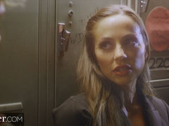 お尻, 浴室, ハードコア, キス, なめる, 淫乱熟女, オマンコ, ストッキング