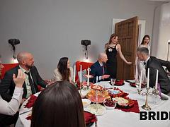アナル, 結婚, 爸, ダブル開発, ハードコア, なめる, 三人