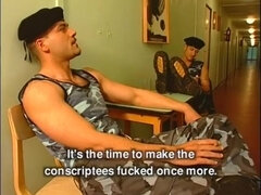Military hunks banging in orgy instead of resting