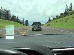 Blasen, Auto, Fingern, Handjob, Masturbation, Orgasmus, Öffentlich, Spanner