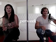 Pijpbeurt, Bruinharig, Vrouw, Hd, Likken, Kut duiken, Zoon, Tiener