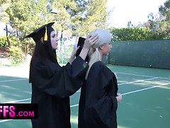 大学生, コンピレーション, 女, グループ, なめる, オーガズム, オマンコ, ティーン