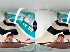 Blowjob, Brunette, Crazy, Hd, Pool, Pov, Screaming, Teen