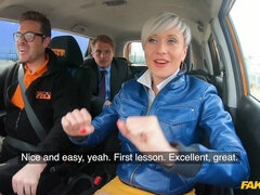 Fake Driving School - Boss Fucks Sexy Hot Blonde Employee 1 - Tanya Virago
