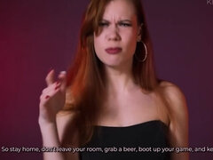 Domination, Frau, Weibliche domination, Fetisch, Erniedrigung, Pov, Russisch, Solo