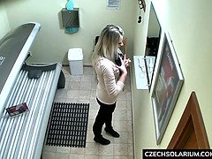 Amateur, Blonde, Hd, Public, Chatte, Rasée, Solarium, Voyeur
