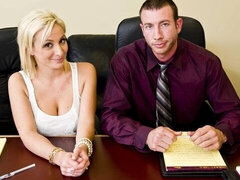 Culo grande, Verga grande, Mamada, Polla, Estilo perrito, Ffm, Oficina, Tragarse