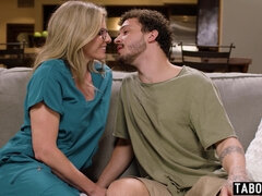 mommy stepmom teaches how to use condom