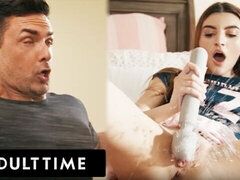 Nice-looking Ryan Driller and Julia James at big cock xxx