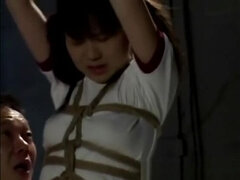 Japanese schoolgirl roped and punished