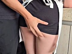 Amateur, Lamer culo, Atrapados, Sexo duro, Leche, Oficina, Montar, Adolescente