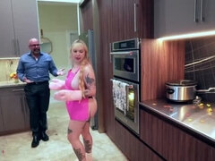 Amateur, Gros seins, Blonde, En levrette, Grosse, Mature, Chatte, Chevaucher