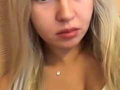 Amateur, Blonde, Homemade, Masturbation, Money, Solo, Tease, Teen