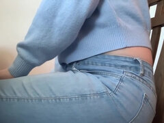 Amateur, Salle de bains, Derrière les coulisses, Blonde, Femelle, Fétiche, Pisser, Solo