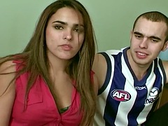 Real couples first time on cam VALERIA and RICARDO