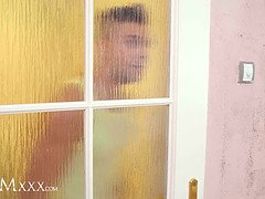 Hot MILF Micky Muffin escorts lucky VR virgin to orgasmic bliss